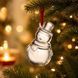 Набір із 2 ялинкових іграшок Rogaska Holiday Snowman