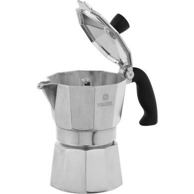Гейзерна кавоварка 120 мл Vinzer Moka Espresso на 3 чашки фото
