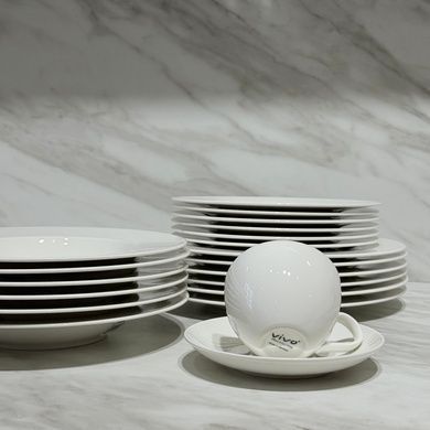 Столовий сервіз Villeroy & Boch Vivo White 30 предметів 6 персон фото