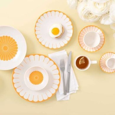 Блюдце Villeroy & Boch Fleur 11,7 см помаранчеве фото