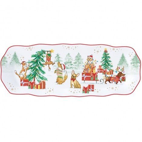 Блюдо Easy Life Christmas Gang 37х14 см фото