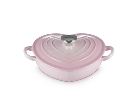 Сотейник Le Creuset Heart 1 л Shell Pink фото