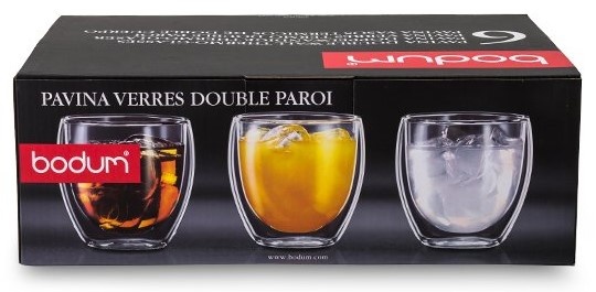 Набор стаканов Bodum Pavina 6 шт 250 мл с двойными стенками фото