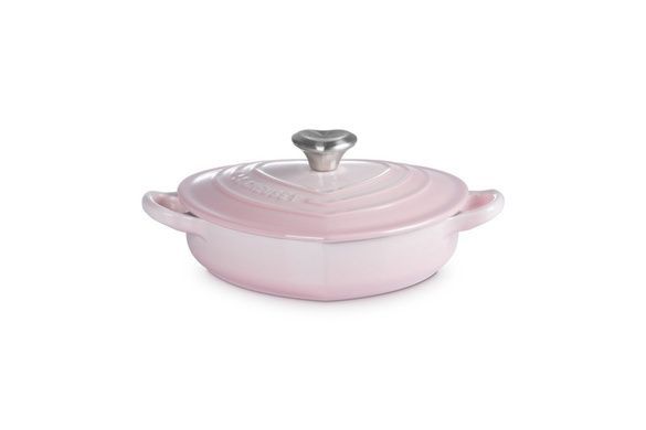 Сотейник Le Creuset Heart 1 л Shell Pink фото