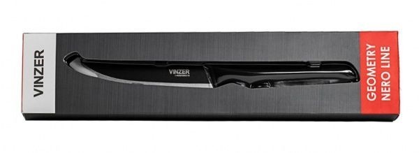 Нож универсальный Vinzer Geometry Nero line 12,7 см фото