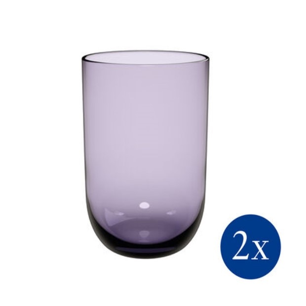 Набор из 2 стаканов для воды Villeroy & Boch Like Glass Lavender 385 мл фиолетовый фото