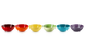 Набор из 6 салатников Le Creuset Rainbow 16 см разноцветные