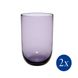 Набор из 2 стаканов для воды Villeroy & Boch Like Glass Lavender 385 мл фиолетовый