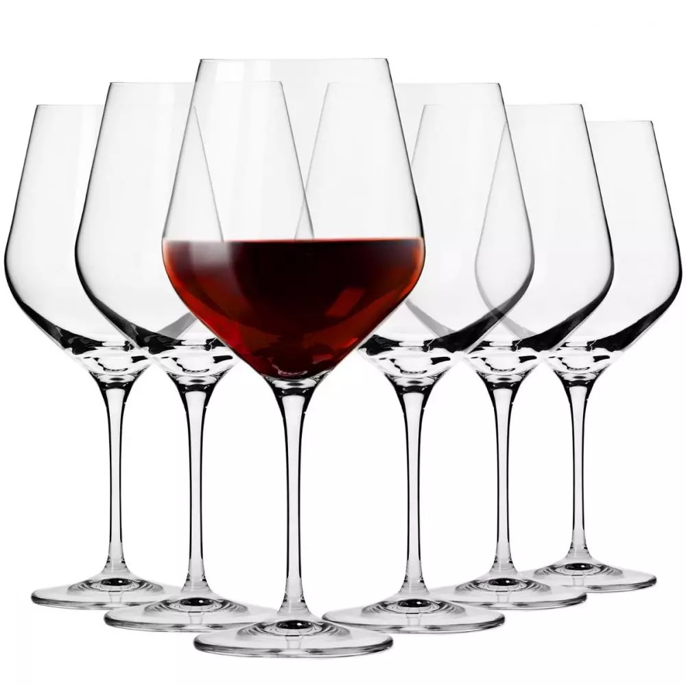 Набір з 6 келихів для червоного вина 860 мл Бургунді Krosno Splendour фото