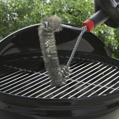 Щетка для гриля Weber 46 см широкая фото