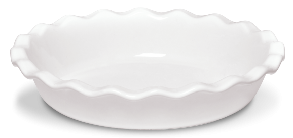 Форма для пирога Emile Henry 1,2 л 26 см керамічна біла фото