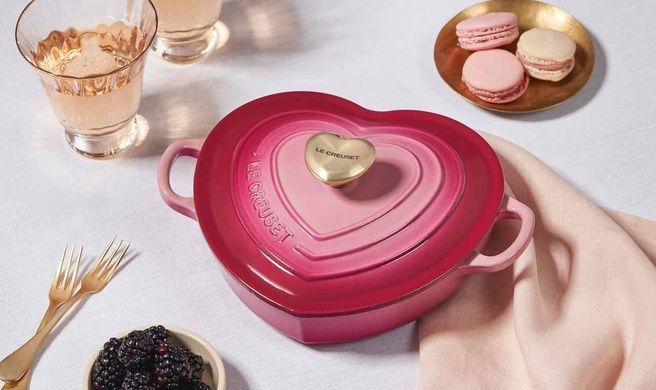 Сотейник Le Creuset Heart 1 л Berry фото