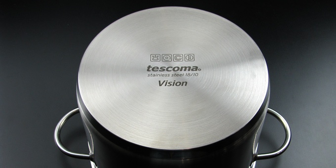 Кастрюля Tescoma Vision 28 см 11 л высокая с крышкой фото