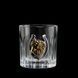 Набор для виски Boss Crystal Золотой Конь с серебряными и золотыми накладками 5 предметов