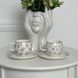 Набір із 2 чашок з блюдцями для кави Easy Life Fancy Garden 120 мл