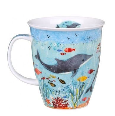 Чашка Dunoon Nevis Flippers Dolphin 480 мл фото