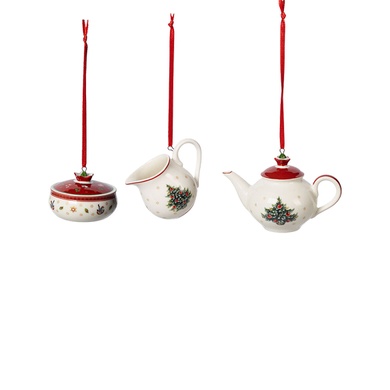 Набір із 3 ялинкових іграшок Villeroy & Boch Toy's Delight Decoration 6,3 см фото