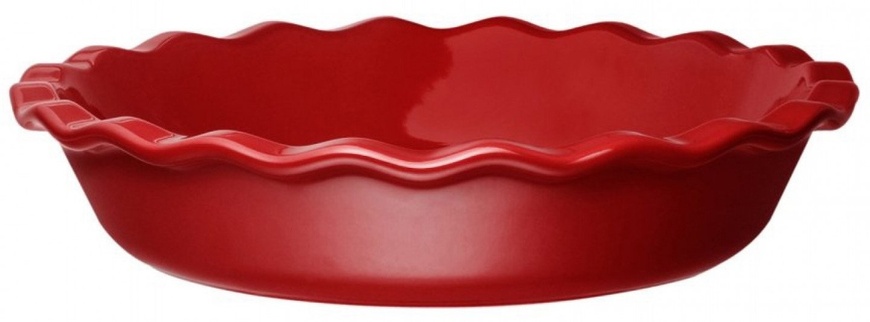 Форма для пирога Emile Henry 1,2 л 26 см керамічна червона фото