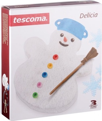 Форма для выпечки Tescoma Delicia 21х18 см снеговик фото