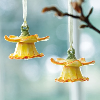 Набор из 2 статуэток Villeroy & Boch Mini Flower Bells 4 см нарциссы фото