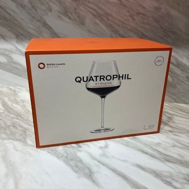 Набор из 6 бокалов для красного вина St&ouml;lzle Lausitz Quatrophil Burgundy 710 мл фото