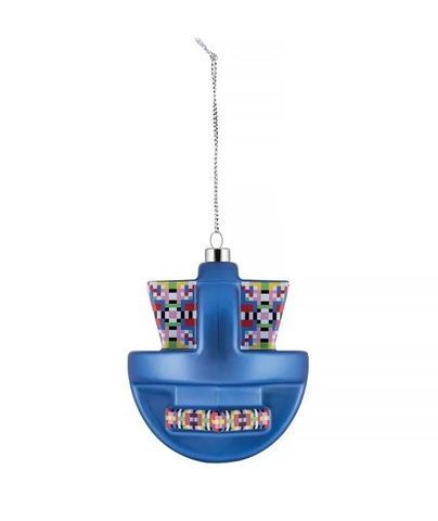 Елочная игрушка Alessi Holyhedrics Glow 7,3х8,3 см фото