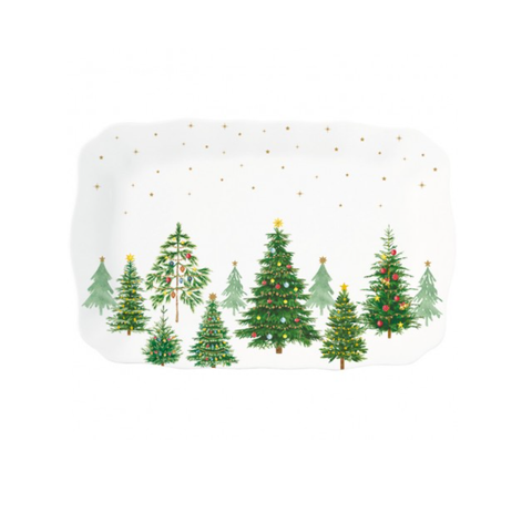 Блюдо Easy Life Festive Trees 35х23 см фото