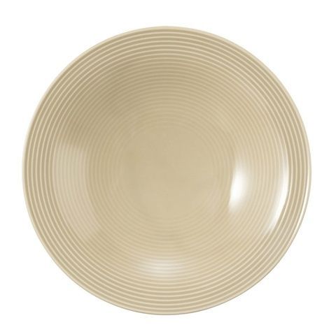 Набір із 6 супових тарілок Seltmann Beat Color Glaze 22,5 см бежевих фото