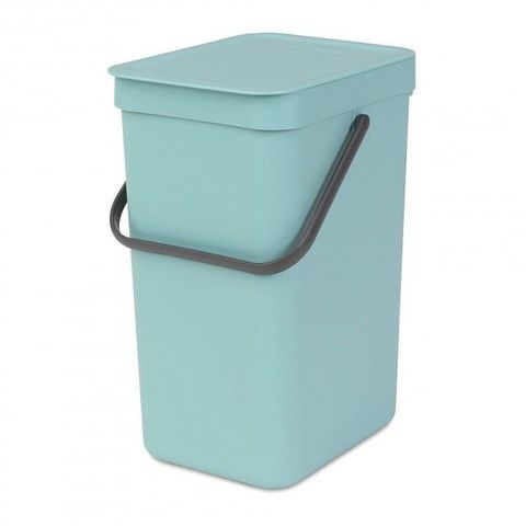 Ведро мусорное Brabantia Sort&Go 16 л мятное фото