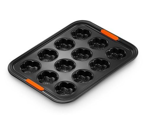 Форма для мафинов Le Creuset 40х30х3,3 см снежинки фото