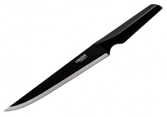 Нож для мяса Vinzer Geometry Nero line 20,3 см фото
