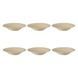 Набор из 6 суповых тарелок Seltmann Beat Color Glaze 22,5 см бежевых