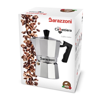 Гейзерна кавоварка Barazzoni La Caffettiera на 6 чашок фото