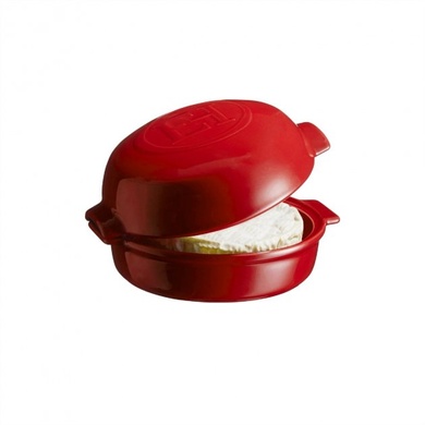 Форма для запікання сиру Emile Henry CHEESE BAKER 19,5х17.5 см, керамічна, червона фото