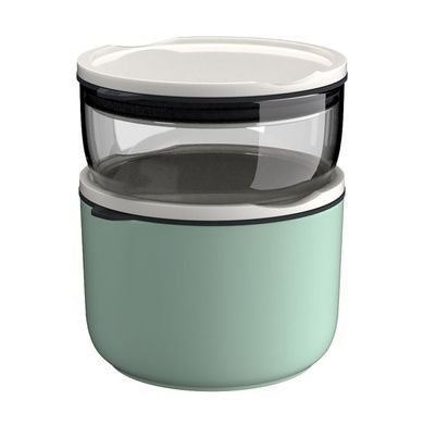 Набор из 2 ланч-боксов Villeroy & Boch To Go 1120 мл с ремешком для транспортировки фото