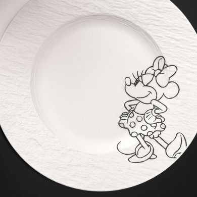 Тарілка десертна Villeroy & Boch Manufacture - Mickey Mouse 21,7 см біла фото
