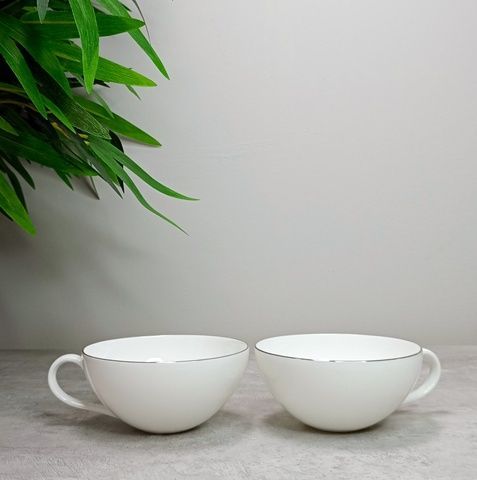 Набор из 2 чашек Villeroy & Boch Anmut Platinum №1 200 мл фото