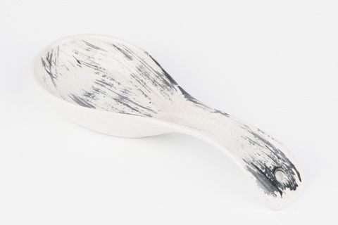 Підставка під ложку DCeramics 24 см графіт матовий фото