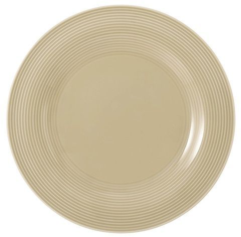 Набір із 6 обідніх тарілок Seltmann Beat Color Glaze 27,5 см бежевих фото