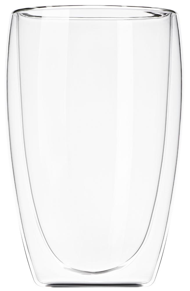 Набір склянок для лате Ardesto 2 шт 400 мл з подвійними стінками фото