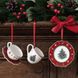 Набор из 3 елочных игрушек Villeroy & Boch Toy's Delight Decoration 7 см