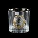 Набір стаканів для віскі Boss Crystal Leader Platinum зі срібними й платиновими накладками, 6 предметів