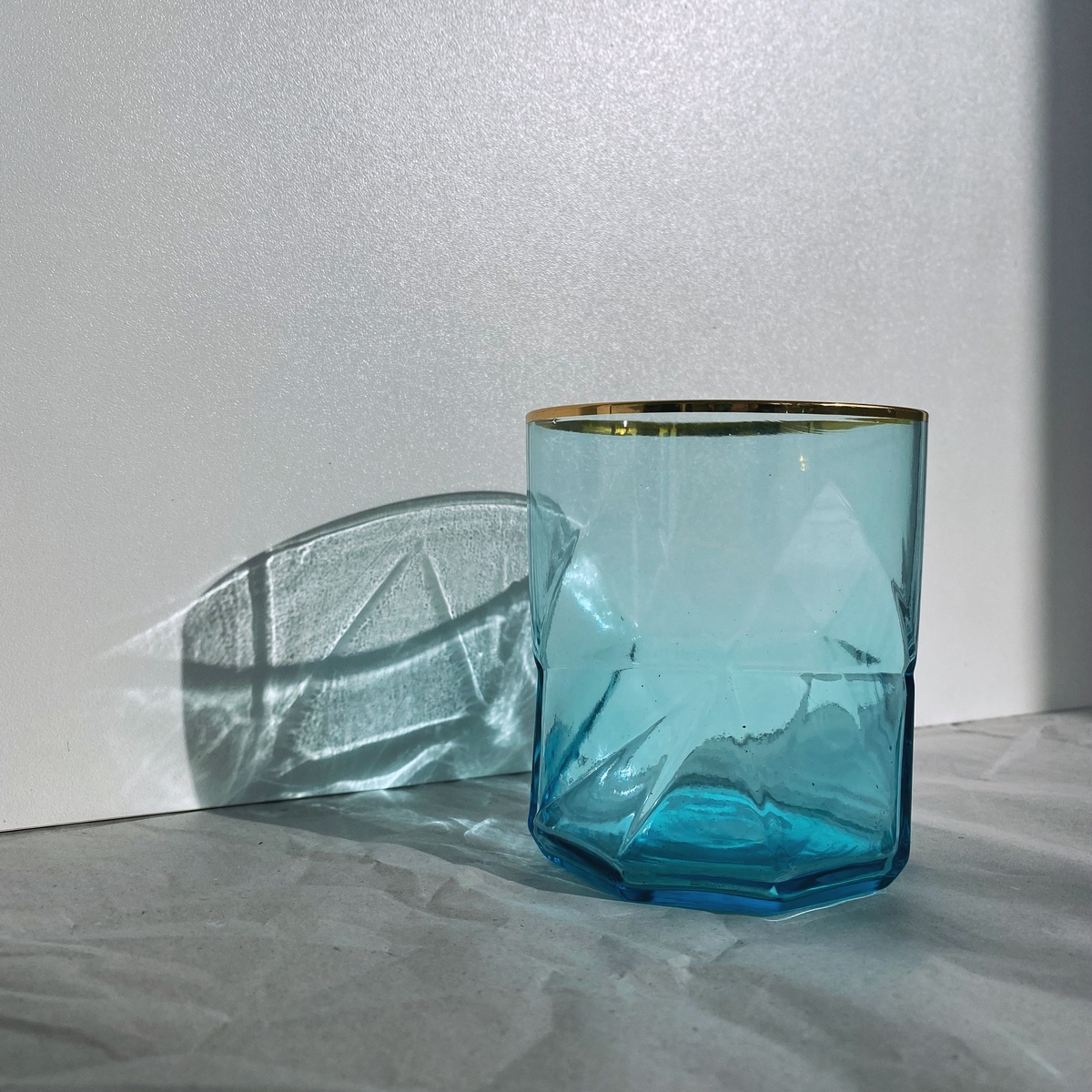 Набір склянок Блакитна Геомерія 360 мл, 2 шт фото