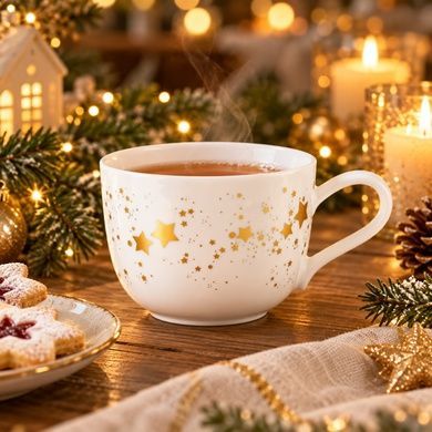 Чашка для чаю Seltmann Life Christmas 260 мл фото