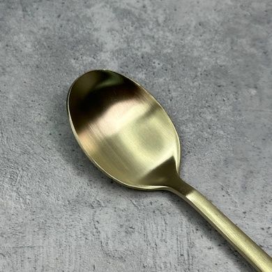 Набор из 4 столовых ложек Eternum Orca mat champagne 20,7 см фото