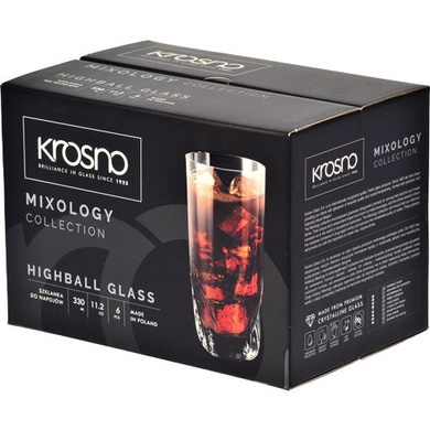 Набір з 6 склянок Krosno Mixology 330 мл фото