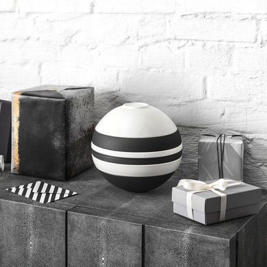 Столовий сервіз Villeroy & Boch La Boule 7 предметів 2 персони біло-чорний фото