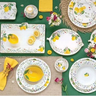 Тарелка десертная Easy Life Fleurs Et Citrons 19 см фото