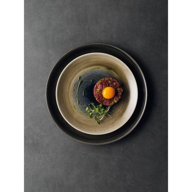 Тарелка обеденная Churchill STONECAST AQUEOUS 26 см коричневая фото