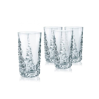 Набір із 4 склянок для напоїв Nachtmann Sculpture 420 мл фото